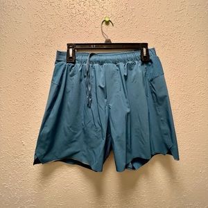 Lululemon 5in surge lined shorts - dark powder blue